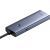 Hub Baseus UltraJoy Series Lite 4-Port (USB to USB 3.0*3+RJ45*1+USB-C 5V) (gray)