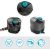 Gardena AquaPrecise above-ground irrigation system (grey/turquoise, with mounting plate and hose connection)