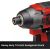 Einhell Professional Cordless Impact Wrench TP-CI 18/220 Li BL - Solo (black/red, without battery and charger)