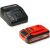 Einhell Cordless Lawn Mower Set GE-CM 36/37 Li, 36 Volt (2x18 V) (red/black, 2x Li-Ion Plus batteries 4.0 Ah)