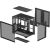 Deepcool CG530 (black, tempered glass x 2)