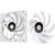 Thermaltake TOUGHFAN EX14 Pro High Static Pressure PC Cooling Fan White, case fan (white, 3-fan pack, 140 mm)