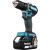 Makita Cordless Drill DDF487RFE3, 18Volt (blue/black, 3x Li-Ion battery 3.0Ah, case)