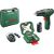 Bosch cordless drill driver EasyDrill 1200 + 34-piece bit and drill set (green/black, 2x Li-ion battery 1.5Ah, case)