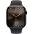 Apple Watch Series 10, Smartwatch (slate, titanium case, 46 mm, black sport band S/M, cellular)