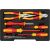 Bosch VDE tool set mixed, 7-piece (red/yellow, side cutters, needle-nose pliers, 4 screwdrivers, stripping knife)