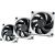 HYTE THICC FP12 Triple Fan Pack, case fan (black/grey, pack of 3)