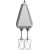 Krups hand mixer 3Mix 9000 GN9121 (white/silver, 750 watts)