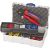 KNIPEX crimping pliers with crimping assortment for wire end ferrules 97 90 09 (red/blue, incl. wire end ferrules, TANOS MINI-systainer)