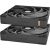 Thermaltake TOUGHFAN EX14 Pro High Static Pressure PC Cooling Fan – Swappable Edition, Case Fan (Black, 3-Fan Pack)