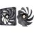 Thermaltake TOUGHFAN EX14 Pro High Static Pressure PC Cooling Fan – Swappable Edition, Case Fan (Black, 3-Fan Pack)
