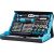 Hazet SmartCase socket and bit set 2200SC-32, 59 pieces (black/blue, 1/4, with reversible ratchet)