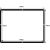 Maclean projection screen, 84", 175x131cm, 25mm 4:3 border, tension hooks, MC-166