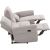 Recliner sofa DAMIKA 3-seater with electric mechanism, grey