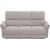 Recliner sofa DAMIKA 3-seater with electric mechanism, grey