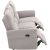 Recliner sofa DAMIKA 3-seater with electric mechanism, grey