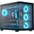 Aerocool P500C-G-BK-v1, tower case (Black, Tempered Glass x 3)