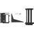 Fractal Design Flex 2 PCIe 4.0 x16 Black, bracket + extension cable (black, 19.5cm)
