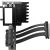 Fractal Design Flex 2 PCIe 4.0 x16 Black, bracket + extension cable (black, 19.5cm)