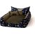 GO GIFT Dog and cat bed XXL - brown - 110x90x18 cm
