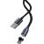 USB cable Devia Gracious Magnetic Lightning 1.0m 5V 2.1A black