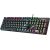 Aula S2022 Mehāniskā RGB LED Apgaismojuma Spēļu Tastatūra 106 taustiņi EN / RUS Izkārtojums USB Melns