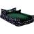 GO GIFT Dog and cat bed XXL - green - 110x90x18 cm