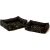 GO GIFT Dog bed L - brown - 65x45x15 cm