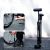 Rockbros 42310006001 Bicycle hand pump with pressure gauge Black
