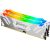 Kingston DDR5 - 64GB - 6400 - CL - 32 (2x 32 GB) dual kit (white, KF564C32RWAK2-64, Renegade RGB XMP, INTEL XMP)