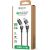 Forever CORE 4in1 USB + USB-C - USB-C + microUSB Kabelis 1.2m