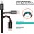 Swissten Textile Универсальный Quick Charge 3.1 USB-C USB Кабель данных 20 cм