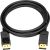 Fusion DisplayPort uz DisplayPort video kabelis v1.4 | 8K | 4K | 2K | 2M melns