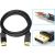 Fusion DisplayPort uz DisplayPort video kabelis v1.4 | 8K | 4K | 2K | 2M melns