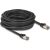 DeLOCK RJ-45 network cable Cat.6a U/FTP ultra flexible (black, 10 meters, inner stainless steel jacket)