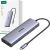Ugreen Hub USB-C CM498, 3x USB 3.0, HDMI 4k 30Hz, VGA, RJ45, SD/TF, PD 100W