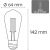 Visional ST64 LED Filament Spuldze E27 8W 3000K 960lm Dzintara Stikls 220–240V RA>80