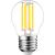 Visional G45 LED Filament Bumba E27 4W 3000K 520lm Regulējama caurspīdīga stikla 220–240V RA>80