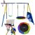 Lean Playground Multifunctional 4in1 Swings Play Basket Target Mat