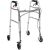 Four-wheeled wheelchair with brakes TIMAGO JMC-C 3223 Silver