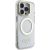 Guess IML Gold Outline Stand Camera Frame MagSafe Case Чехол для Apple iPhone 16 Pro Max