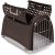 Springos Linus Cabrio, transporter, dla psa/kota, czarny, 50x32x34,5 cm