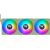 Thermaltake CT120 EX Reverse ARGB Sync PC Cooling Fan, Case Fan (Light Green, Pack of 3)