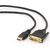 Gembird HDMI to DVI male-male cable with gold-plated connectors, 3m, bulk pack