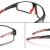 Rockbros SP216BK UV400 photochromic cycling glasses, black and red