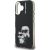 Karl Lagerfeld IML Aquarelle Karl and Choupette Case Aizsargapvalks priekš Apple iPhone 16