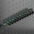 Wera 9607 Nut magnetic strip B Impaktor 1 socket wrench set 3/8 (black/green, 10 pieces, for impact wrenches)