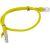 PATCHCORD KAT.6 UTP 0.5M ŻÓŁTY FLUKE PASSED LANBERG 10-PACK