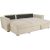 Corner sofa bed WHITBY beige