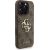 Guess PU 4G Metal Logo Strap Case Aizsargapvalks priekš Apple iPhone 16 Pro Max
